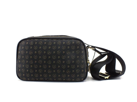POLLINI Borsa Loghi Tracolla Zip Nero TE8467PP0DQ1100A - Sandrini Calzature e Abbigliamento
