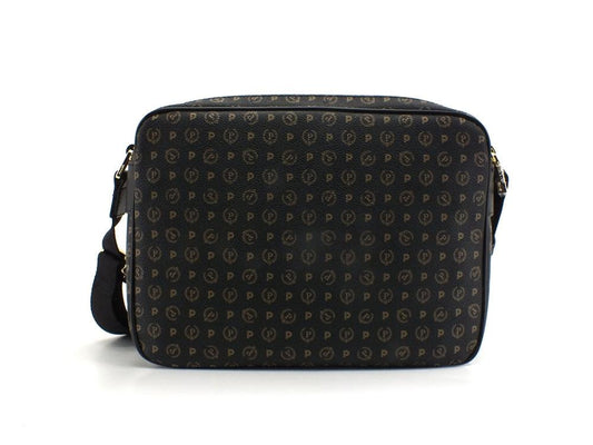 POLLINI Borsa Messenger Triple Loghi Nero TE8402PP02Q1100A - Sandrini Calzature e Abbigliamento