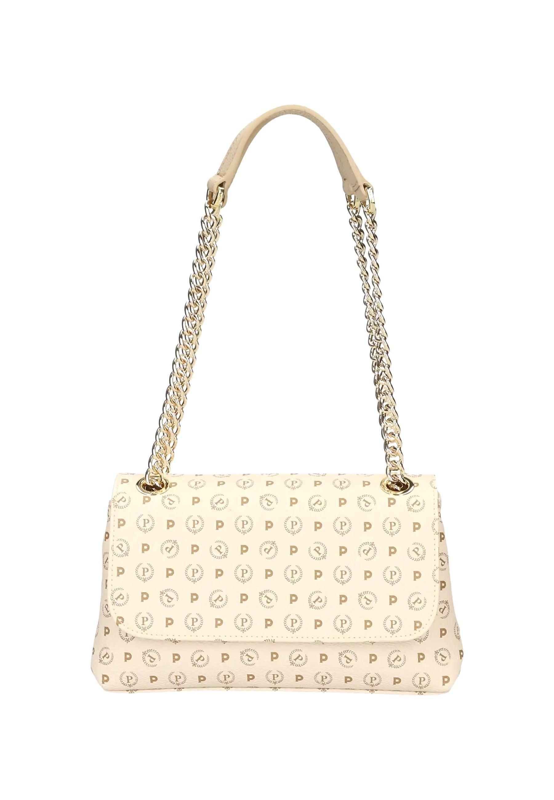 POLLINI Borsa Shoulder Avorio Ghiaccio TE8474PP0EQ1110A - Sandrini Calzature e Abbigliamento