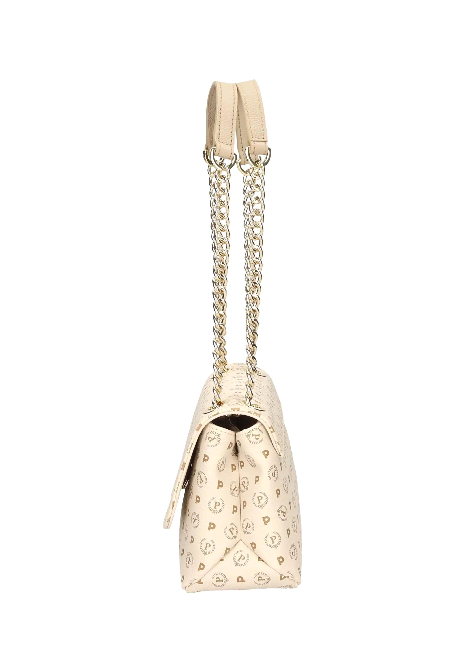 POLLINI Borsa Shoulder Avorio Ghiaccio TE8474PP0EQ1110A - Sandrini Calzature e Abbigliamento
