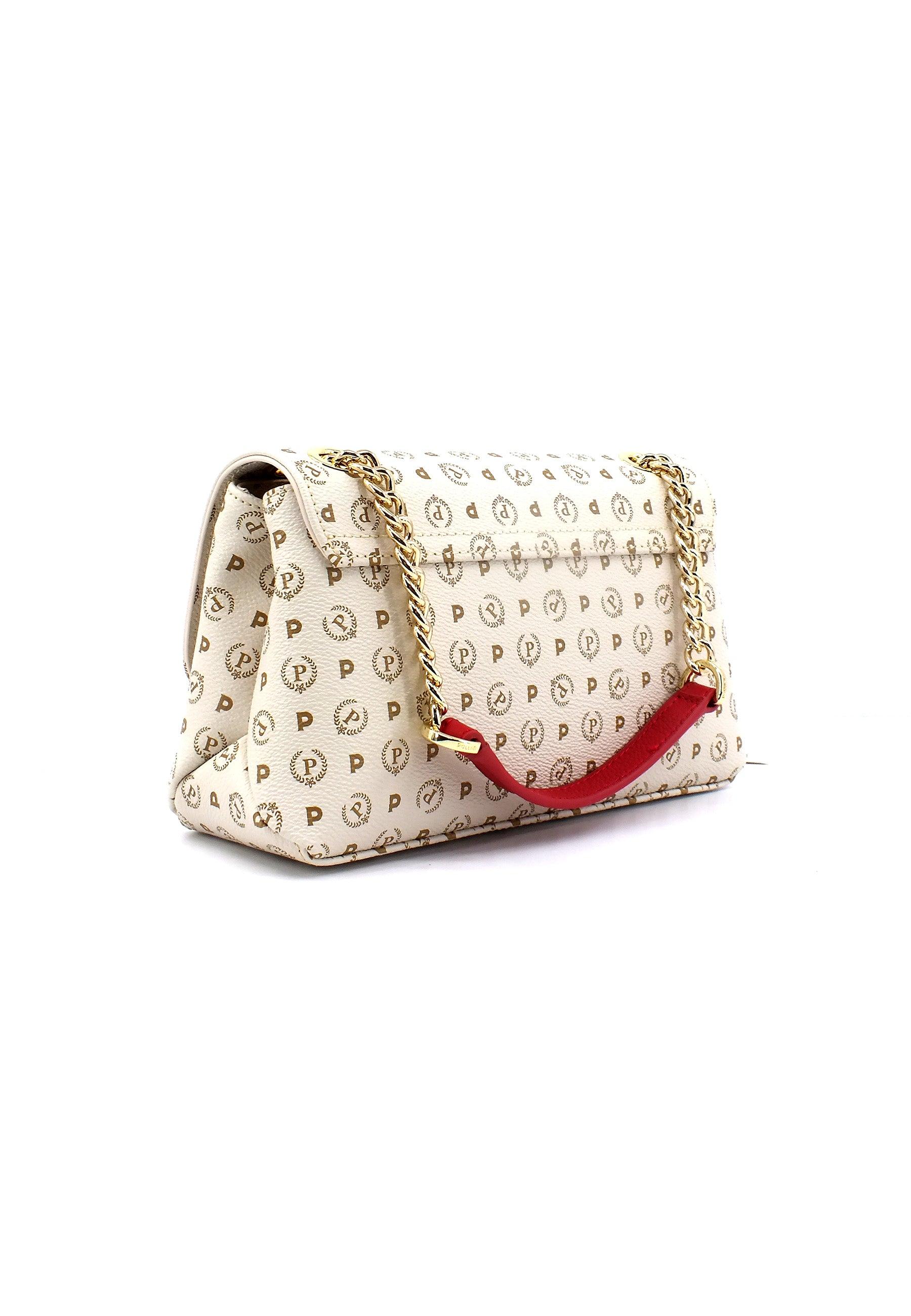 POLLINI Borsa Shoulder Avorio TE8474PP0EQ1100A - Sandrini Calzature e Abbigliamento