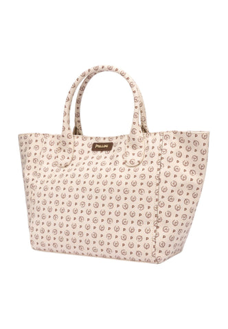 POLLINI Borsa Tote Large Donna Avorio Marrone TE8480PP0EQ6D11D - Sandrini Calzature e Abbigliamento