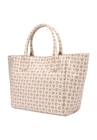 POLLINI Borsa Tote Large Donna Avorio Marrone TE8480PP0EQ6D11D - Sandrini Calzature e Abbigliamento
