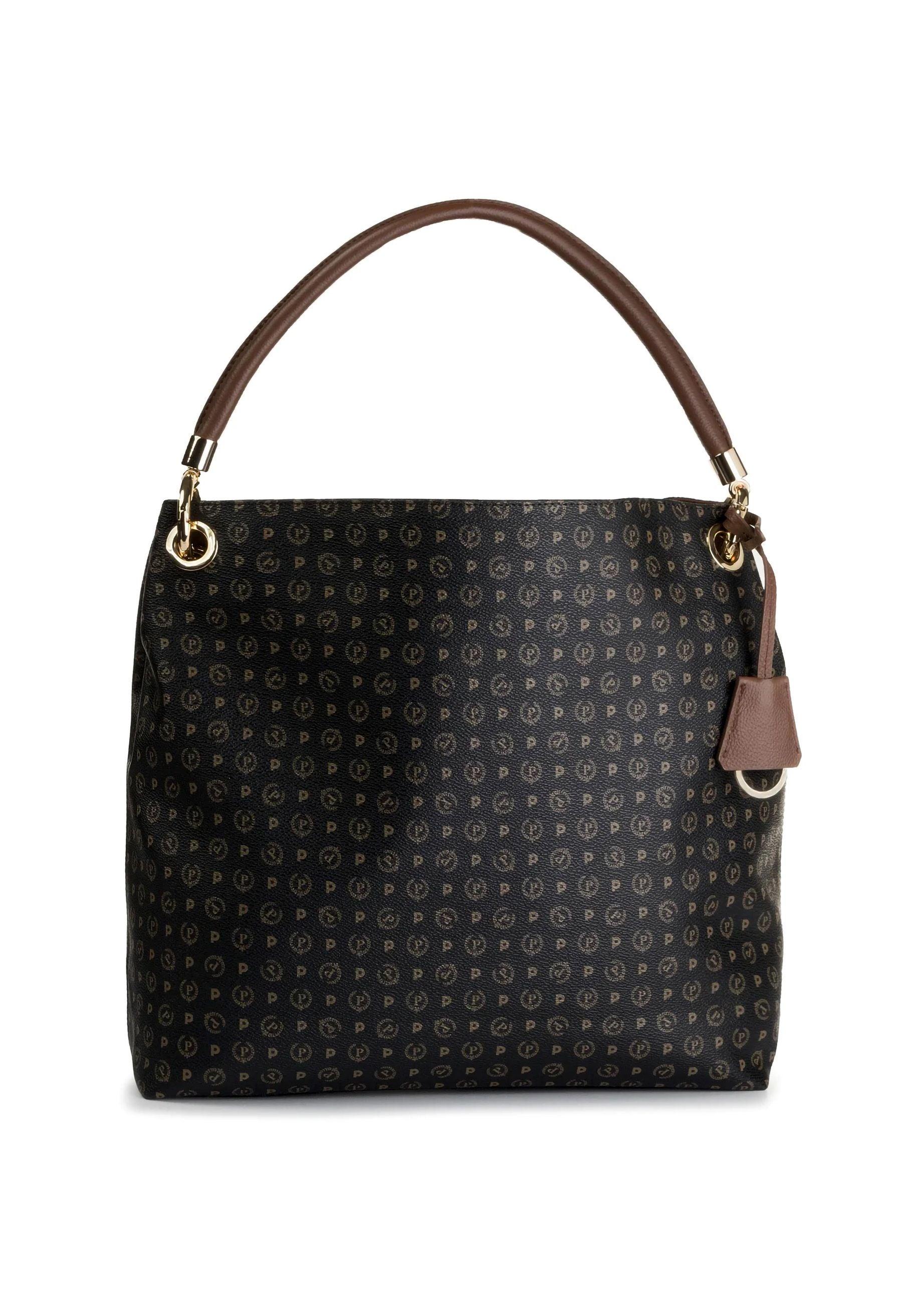 POLLINI Borsa Tote Nero Marrone TE8409PP02Q1100D - Sandrini Calzature e Abbigliamento