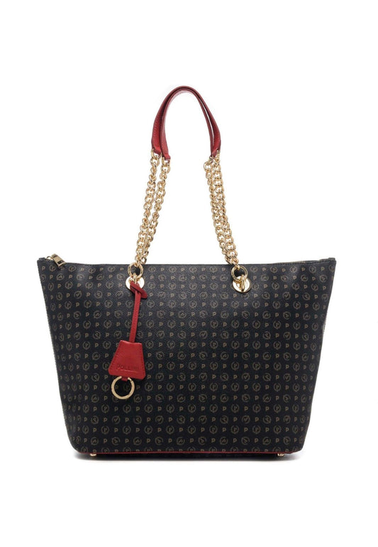 POLLINI Borsa Tote Nero Rosso TE8410PP02Q1100B - Sandrini Calzature e Abbigliamento