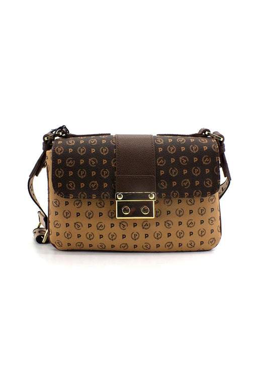 POLLINI Borsa Tracolla Baguette Crema Marrone TE8452PP0BQ5330A - Sandrini Calzature e Abbigliamento