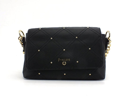 POLLINI Borsa Tracolla Borchiette Nero SC4522PP0DSB1000 - Sandrini Calzature e Abbigliamento