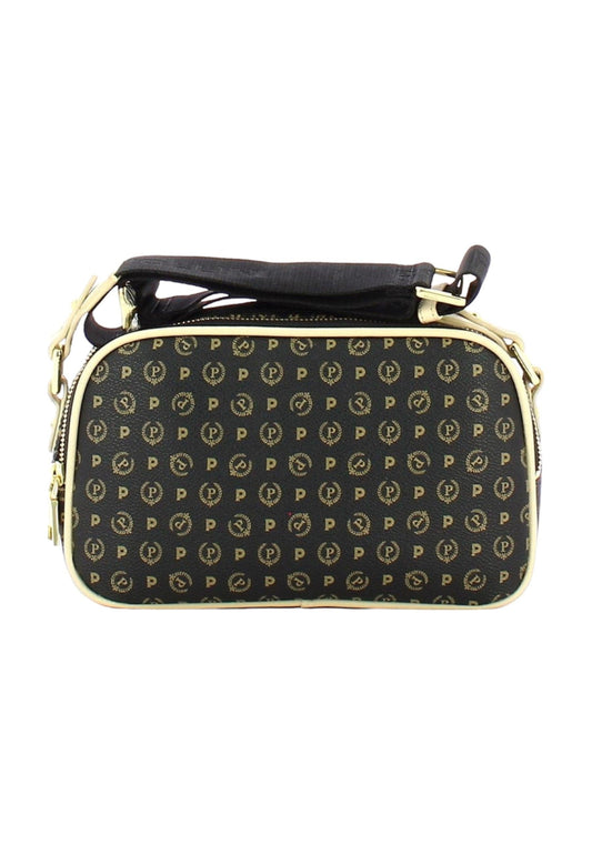 POLLINI Borsa Tracolla Crossbody Donna Nero Avorio TE8467PP0DQ1100C - Sandrini Calzature e Abbigliamento