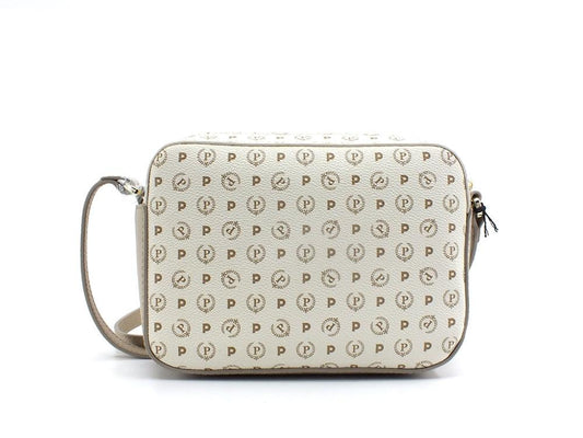 POLLINI Borsa Tracolla Crossbody Loghi Avorio Ghiaccio TE8414PP03Q1110A - Sandrini Calzature e Abbigliamento