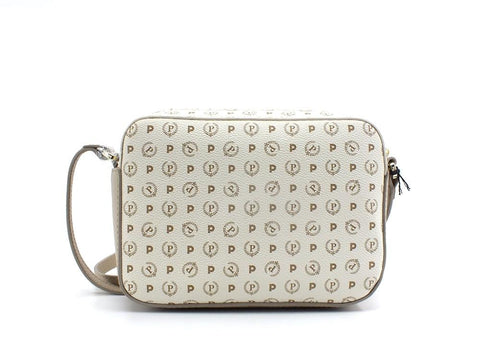 POLLINI Borsa Tracolla Crossbody Loghi Avorio Ghiaccio TE8414PP03Q1110A - Sandrini Calzature e Abbigliamento