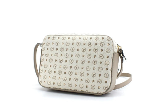 POLLINI Borsa Tracolla Crossbody Loghi Avorio Ghiaccio TE8414PP03Q1110A - Sandrini Calzature e Abbigliamento