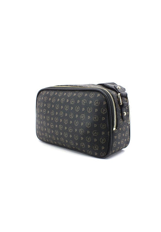 POLLINI Borsa Tracolla Crossbody Loghi Nera TE8467PP0DQ1100A - Sandrini Calzature e Abbigliamento