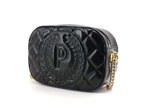 POLLINI Borsa Tracolla Grain Lux Nero SC4513PP0DSJ0000 - Sandrini Calzature e Abbigliamento