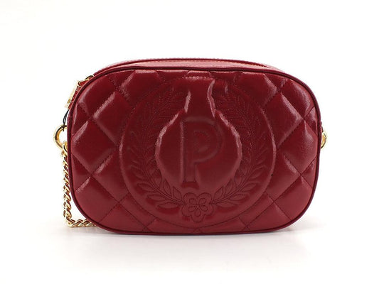 POLLINI Borsa Tracolla Grain Lux Rosso Amaranto SC4513PP0DSJ0511 - Sandrini Calzature e Abbigliamento