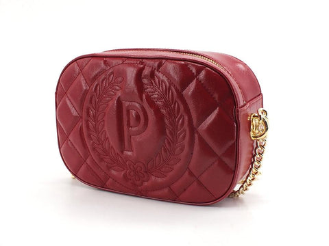 POLLINI Borsa Tracolla Grain Lux Rosso Amaranto SC4513PP0DSJ0511 - Sandrini Calzature e Abbigliamento