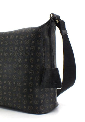 POLLINI Borsa Tracolla Hobo Mid Loghi Nera TE8400PP02Q1100A - Sandrini Calzature e Abbigliamento