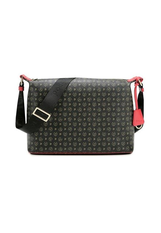 POLLINI Borsa Tracolla Hobo Nero Rosso TE8400PP02Q1100B - Sandrini Calzature e Abbigliamento