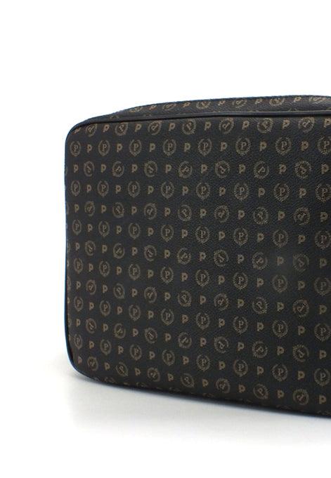 POLLINI Borsa Tracolla Messanger Loghi Nero Rosso TE8402PP02Q1100A - Sandrini Calzature e Abbigliamento