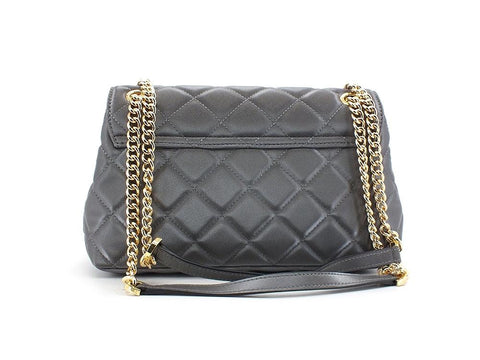 POLLINI Crossbody Flap Borsa Laminated Grigio Fumo SC4501PP0DSE0022 - Sandrini Calzature e Abbigliamento