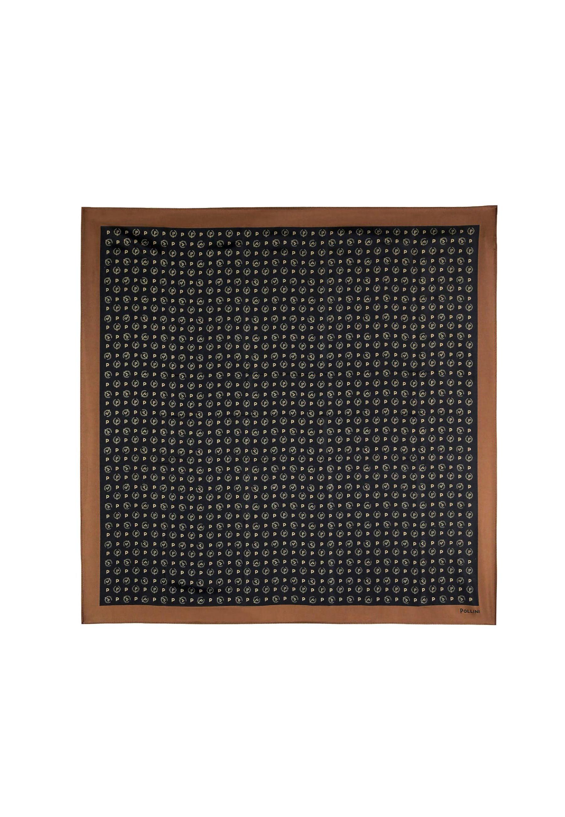POLLINI Foulard Donna Nero Marrone TE7900PP04Q8000D - Sandrini Calzature e Abbigliamento