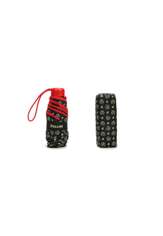 POLLINI Ombrello Mini Nero Rosso TO8001XX0410500B - Sandrini Calzature e Abbigliamento