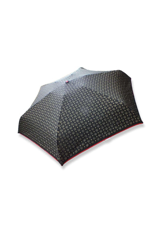 POLLINI Ombrello Supermini Loghi Nero Rosso TO8001XX0410500B - Sandrini Calzature e Abbigliamento
