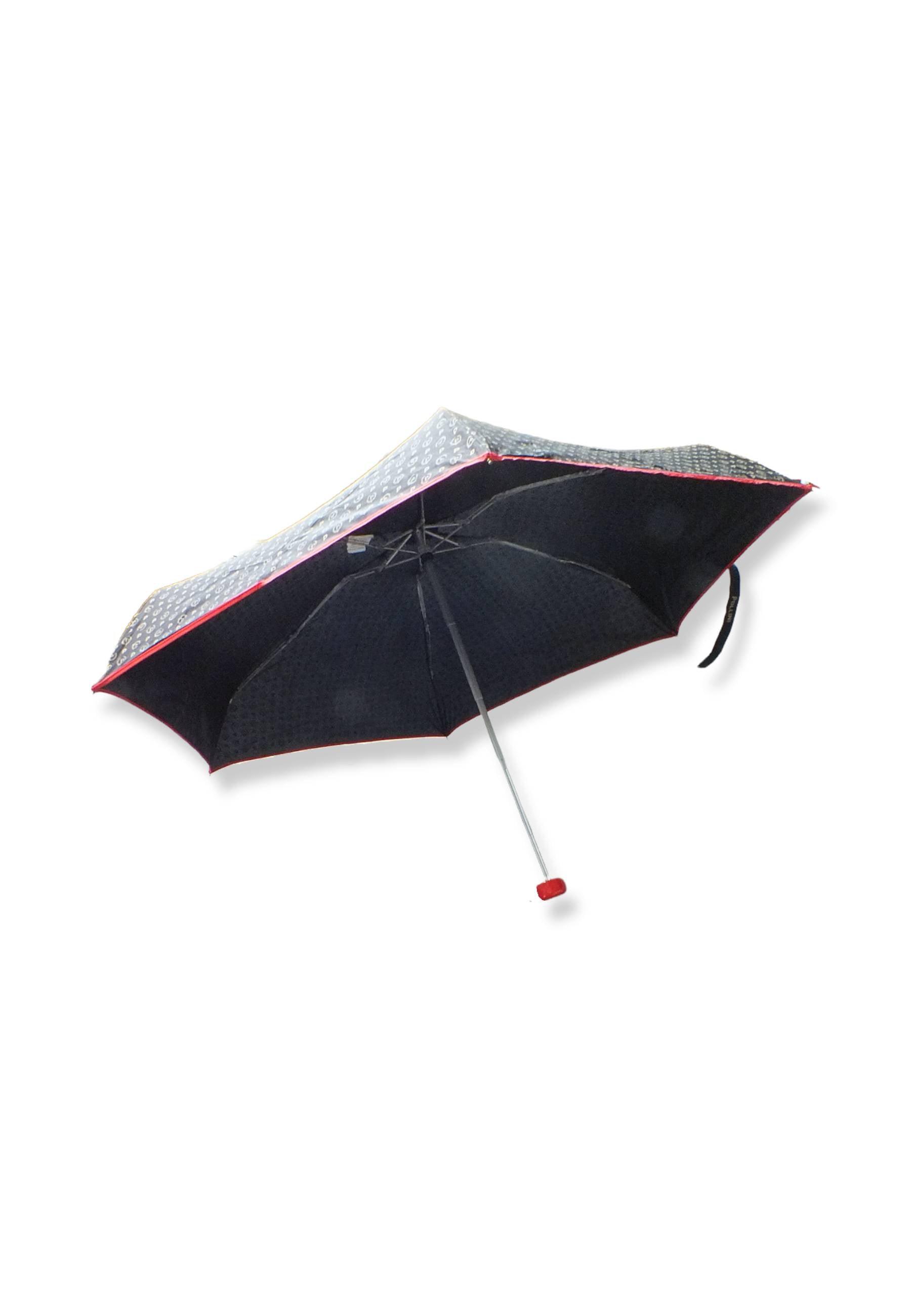 POLLINI Ombrello Supermini Loghi Nero Rosso TO8001XX0410500B - Sandrini Calzature e Abbigliamento