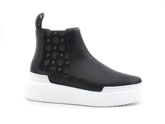 POLLINI Polacco Stivaletto Platform Elastic Nero TA15154G0DQ1F00A - Sandrini Calzature e Abbigliamento
