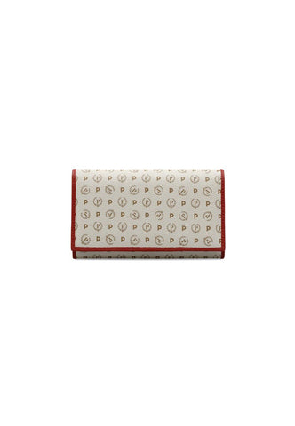 POLLINI Portafoglio Donna Avorio Rosso TE9000PP02Q1110B - Sandrini Calzature e Abbigliamento