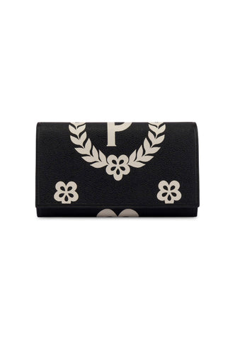 POLLINI Portafoglio Donna Big Logo Nero TE9000PP02Q1E00A - Sandrini Calzature e Abbigliamento
