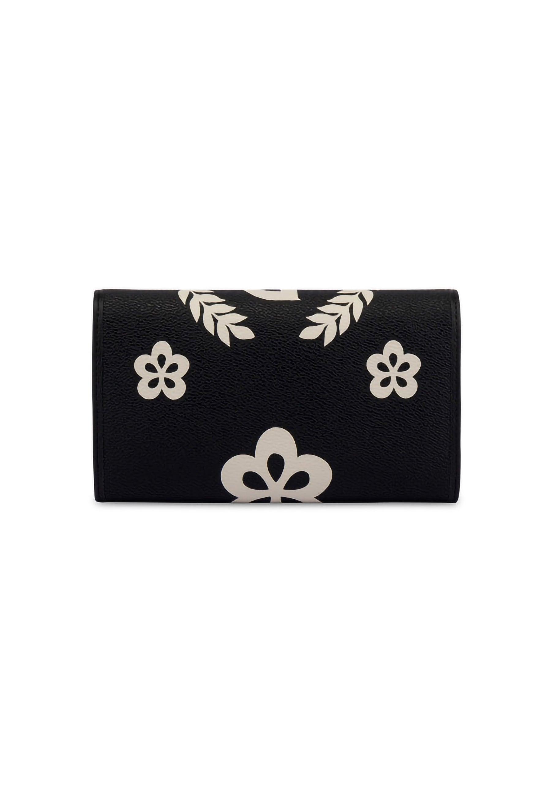 POLLINI Portafoglio Donna Big Logo Nero TE9000PP02Q1E00A - Sandrini Calzature e Abbigliamento