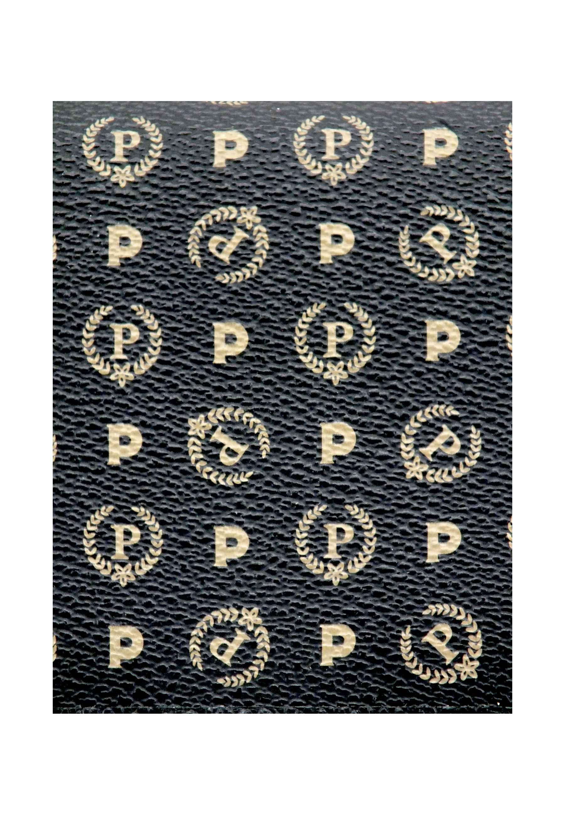 POLLINI Portafoglio Donna Loghi Bottone Nero TE9000PP02Q1100A - Sandrini Calzature e Abbigliamento
