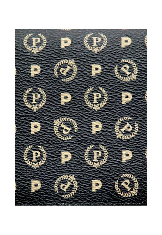 POLLINI Portafoglio Donna Loghi Bottone Nero TE9000PP02Q1100A - Sandrini Calzature e Abbigliamento