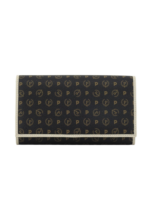 POLLINI Portafoglio Donna Nero Avorio TE9000PP02Q1100C - Sandrini Calzature e Abbigliamento