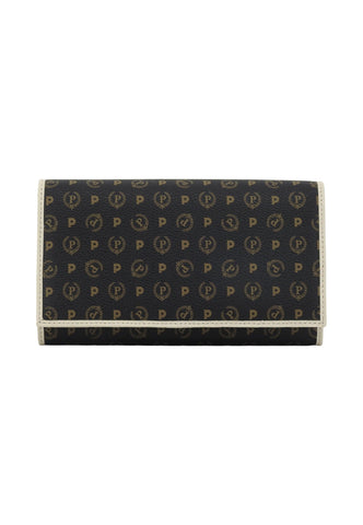 POLLINI Portafoglio Donna Nero Avorio TE9000PP02Q1100C - Sandrini Calzature e Abbigliamento