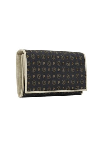 POLLINI Portafoglio Donna Nero Avorio TE9000PP02Q1100C - Sandrini Calzature e Abbigliamento