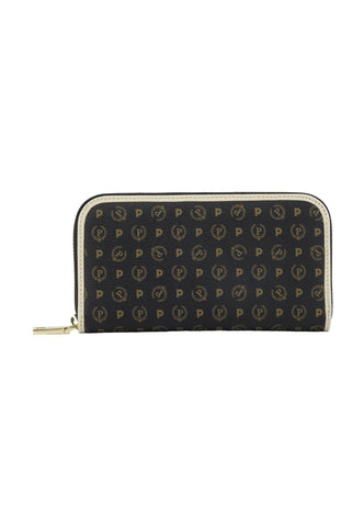 POLLINI Portafoglio Donna Nero Avorio TE9001PP02Q1100C - Sandrini Calzature e Abbigliamento