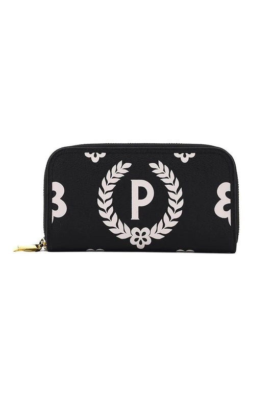 POLLINI Portafoglio Donna Nero Bianco TE9001PP02Q1E00A - Sandrini Calzature e Abbigliamento