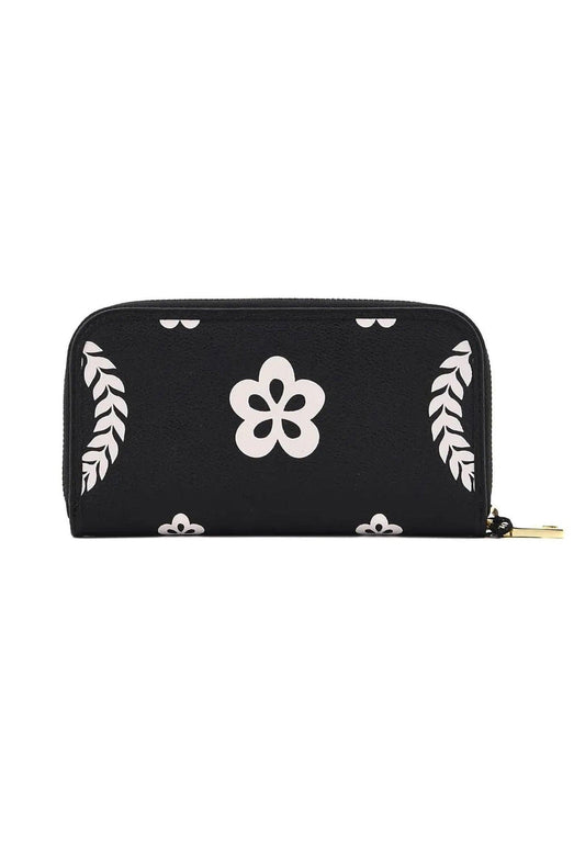 POLLINI Portafoglio Donna Nero Bianco TE9001PP02Q1E00A - Sandrini Calzature e Abbigliamento