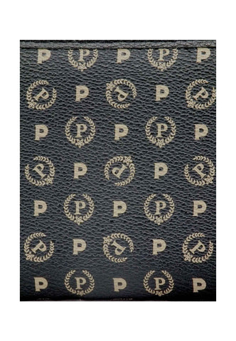 POLLINI Portafoglio Donna Zip Around Loghi Nero TE9001PP02Q1100A - Sandrini Calzature e Abbigliamento