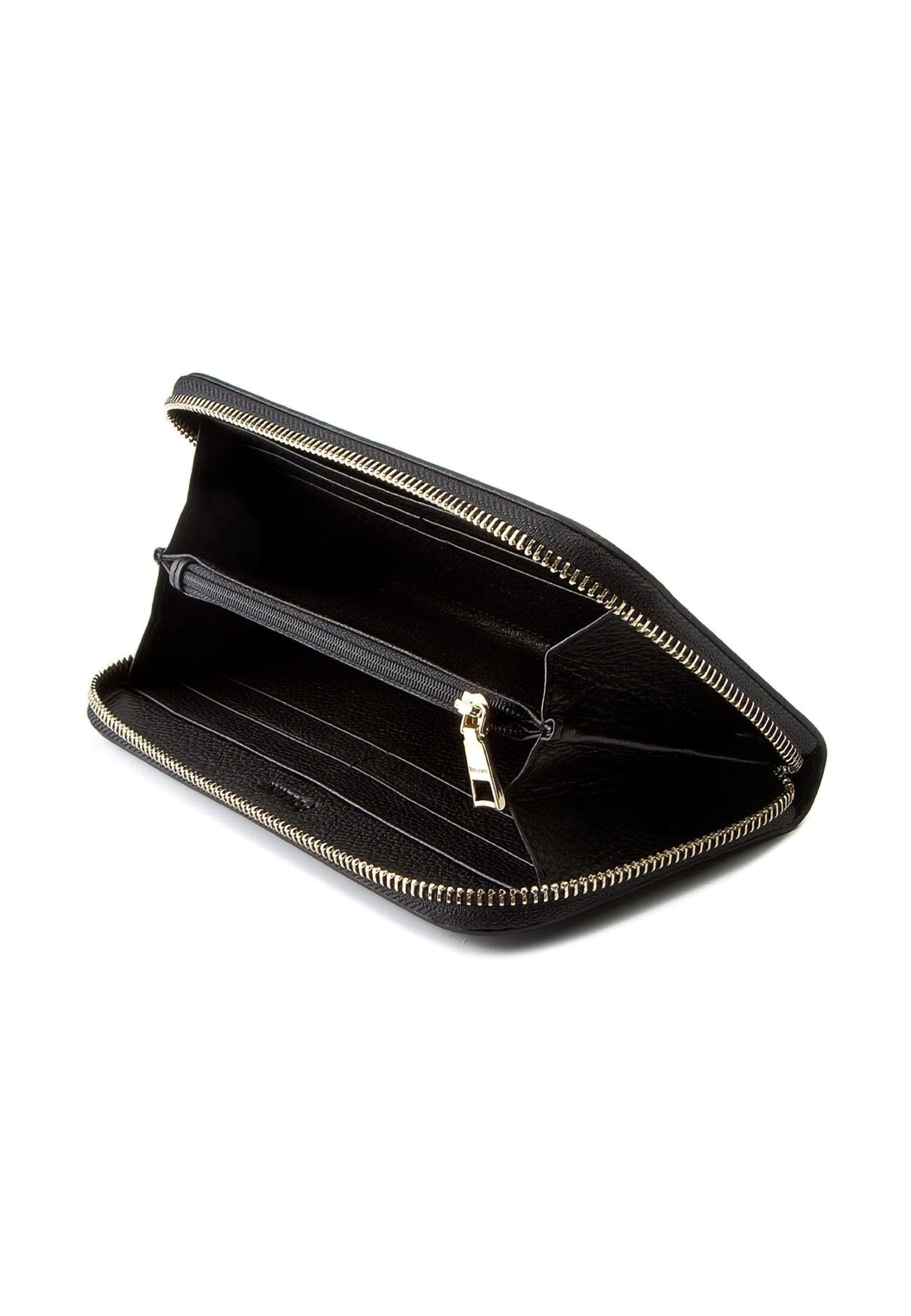 POLLINI Portafoglio Donna Zip Nero TE9001PP02Q1100A - Sandrini Calzature e Abbigliamento