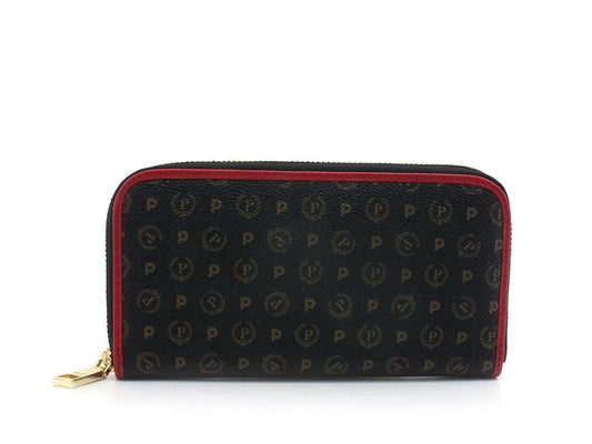 POLLINI Portafoglio Heritage Loghi Zip Nero TE9001PP02Q1100B - Sandrini Calzature e Abbigliamento
