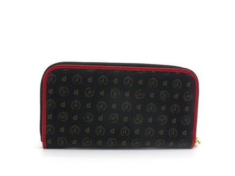 POLLINI Portafoglio Heritage Loghi Zip Nero TE9001PP02Q1100B - Sandrini Calzature e Abbigliamento