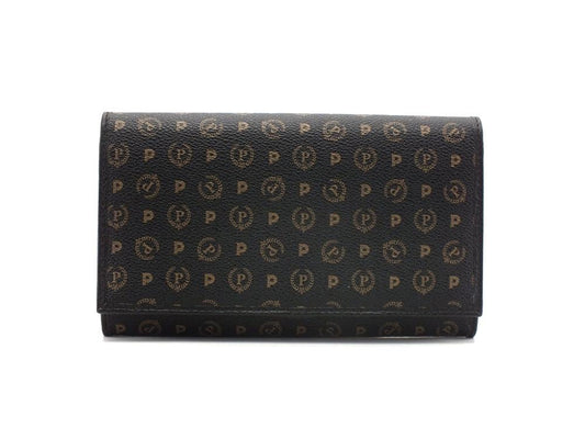 POLLINI Portafoglio Loghi Printed Nero TE9000PP02Q1100A - Sandrini Calzature e Abbigliamento