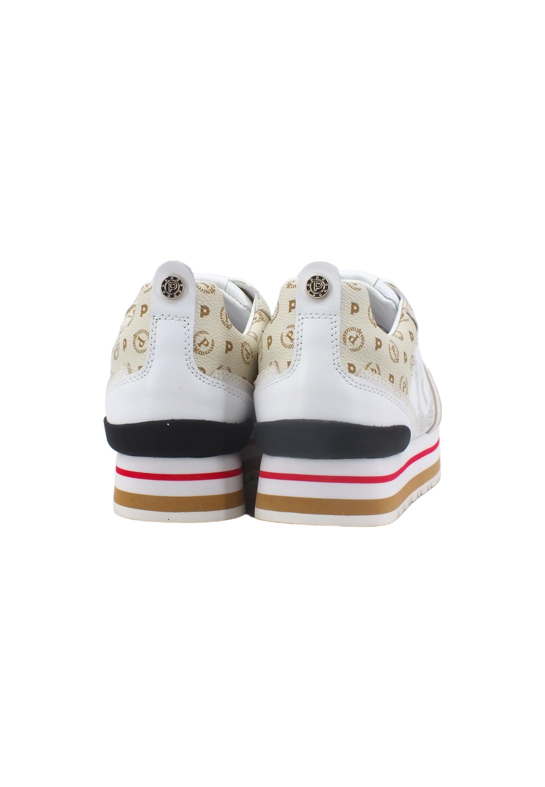 POLLINI Sneaker Donna Avorio Bianco TA15333G0GQ1011A - Sandrini Calzature e Abbigliamento