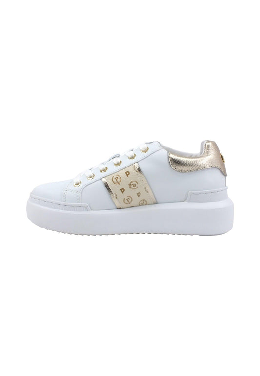 POLLINI Sneaker Donna Platino Bianco TA15034G07Q1A10H - Sandrini Calzature e Abbigliamento