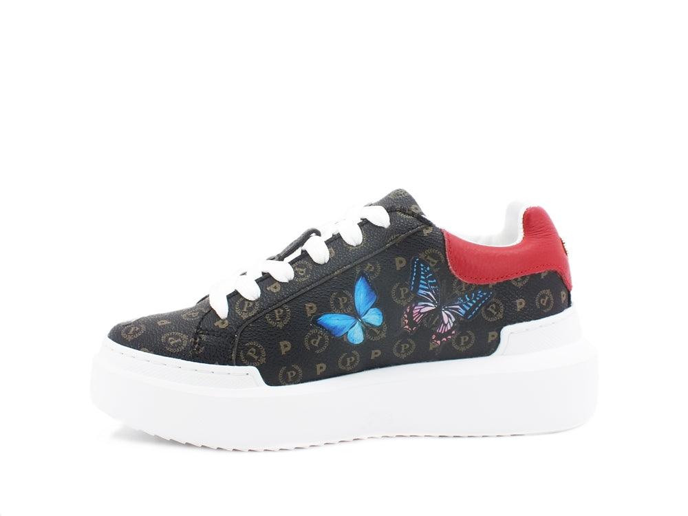 POLLINI Sneaker Platform Butterfly Farfalle Nero Multi TA15244G0EQ4600A - Sandrini Calzature e Abbigliamento