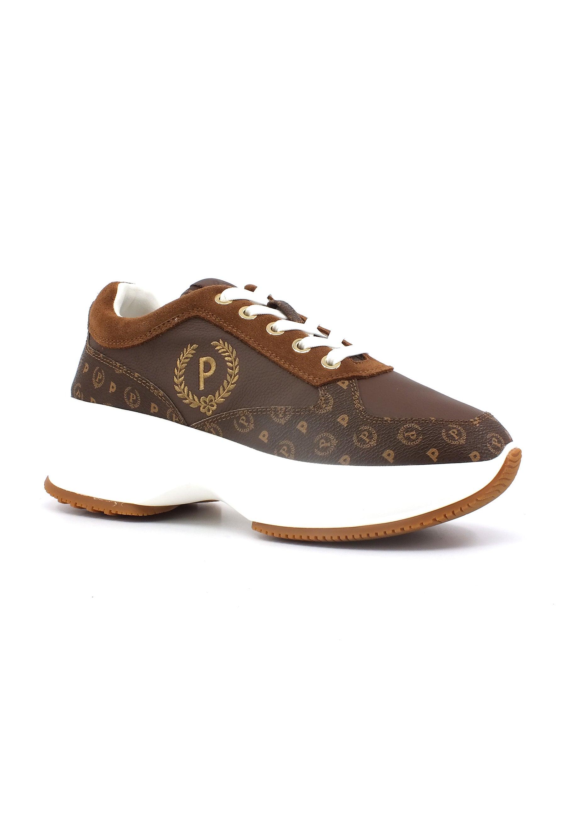 POLLINI Sneaker Platform Donna Marrone TA15477G0HQ1130D - Sandrini Calzature e Abbigliamento