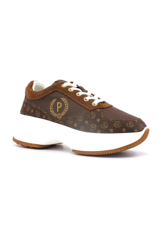 POLLINI Sneaker Platform Donna Marrone TA15477G0HQ1130D - Sandrini Calzature e Abbigliamento