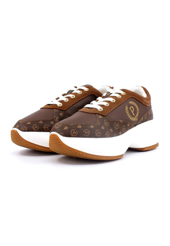 POLLINI Sneaker Platform Donna Marrone TA15477G0HQ1130D - Sandrini Calzature e Abbigliamento